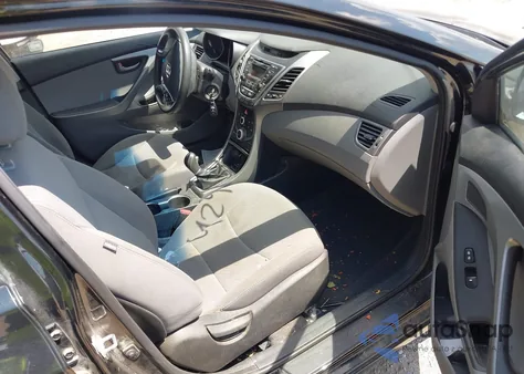 2016 Hyundai Elantra Se from USA, damaged, VIN 5NPDH4AE2GH720649